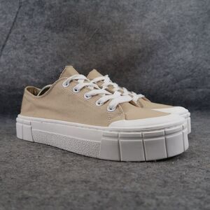 Mad Love Shoes Womens 11 Sneaker Fashion Platform Khaki Lifestyle Classic Casual